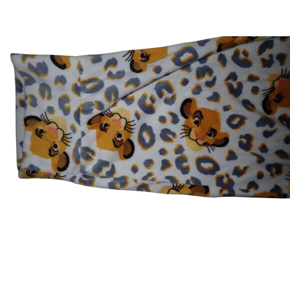 Disney Simba Lion King Velour Pajama Set XL 16-18 Henley Shirt Pants Cozy Soft - Picture 6 of 8